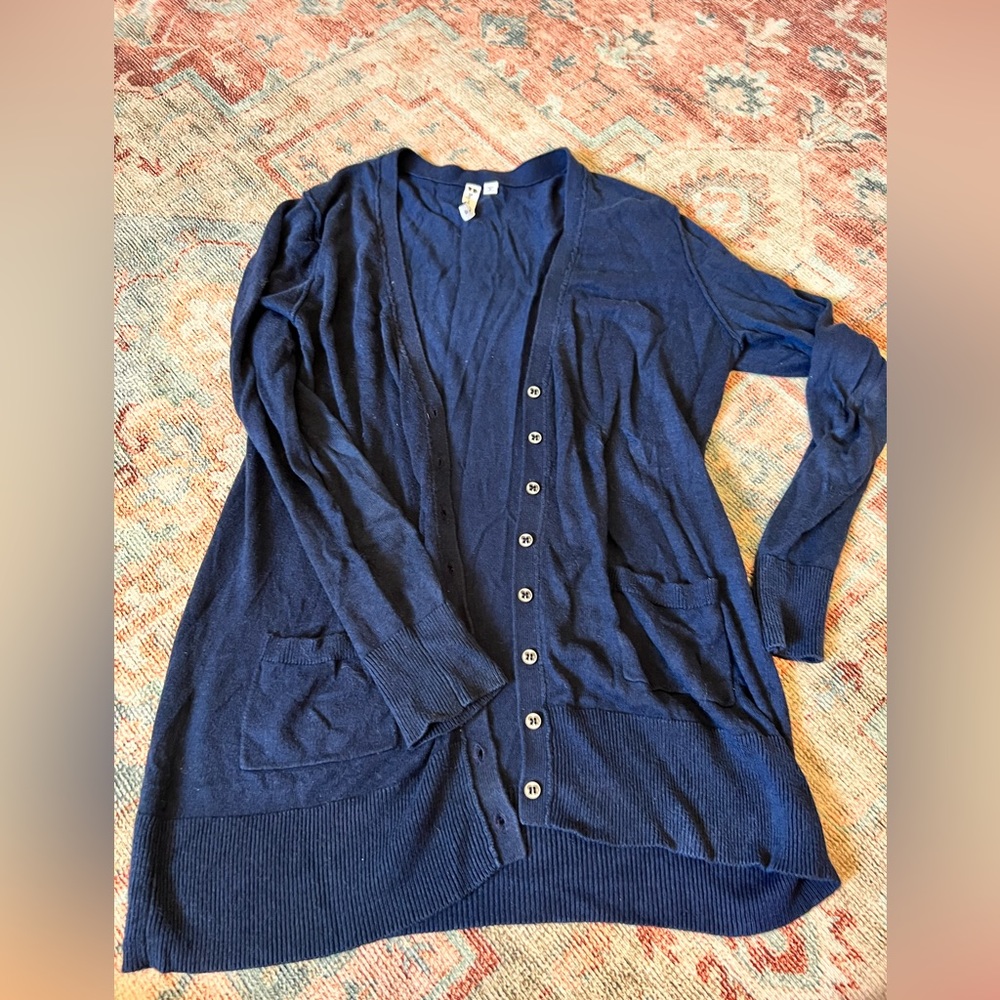 Soft cotton bamboo blend knit sweater